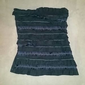 Abercrombie & Fitch tube top. Size S. Navy.